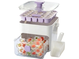 Forma De Gelo Para Freezer, 50 Cavidades, Fácil De Desenformar Com Colher.