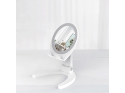 ESPEJO de Maquillaje Portátil Plegable con Soporte para Teléfono Multifuncional