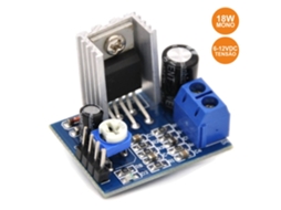 Kit Módulo Amplificador 18w Mono 6 12v DIV