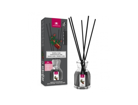 CRISTALINAS Ambientador Mikado 40ml Sândalo e Cedro