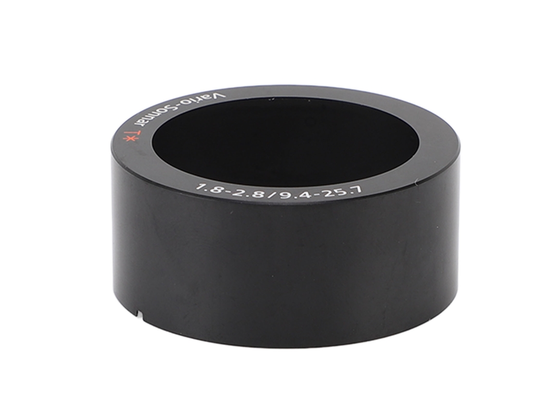 Adaptador circular de alumínio para lente de câmera, estável e preciso, com aro frontal para Zv1, preto, LAXISCREED
