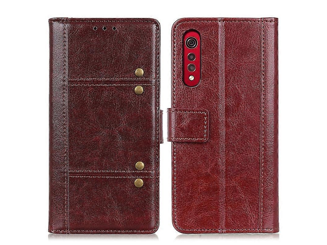 Capa De Couro Com Flip Horizontal Com Textura Crazy Horse E Suporte, Compartimentos Para Cartões E Carteira Para Lg Velvet 2 Pro Peas