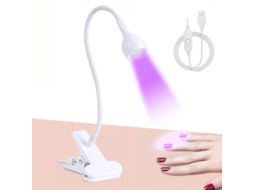 Uv Nail Polish Curing Lamps, Gel Gooseneck Lamp 3w 5v Light With Clip Professional D Ryer For GOKOCO