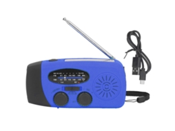 Rádio De Emergência Com Rádio Solar E Lanterna Led