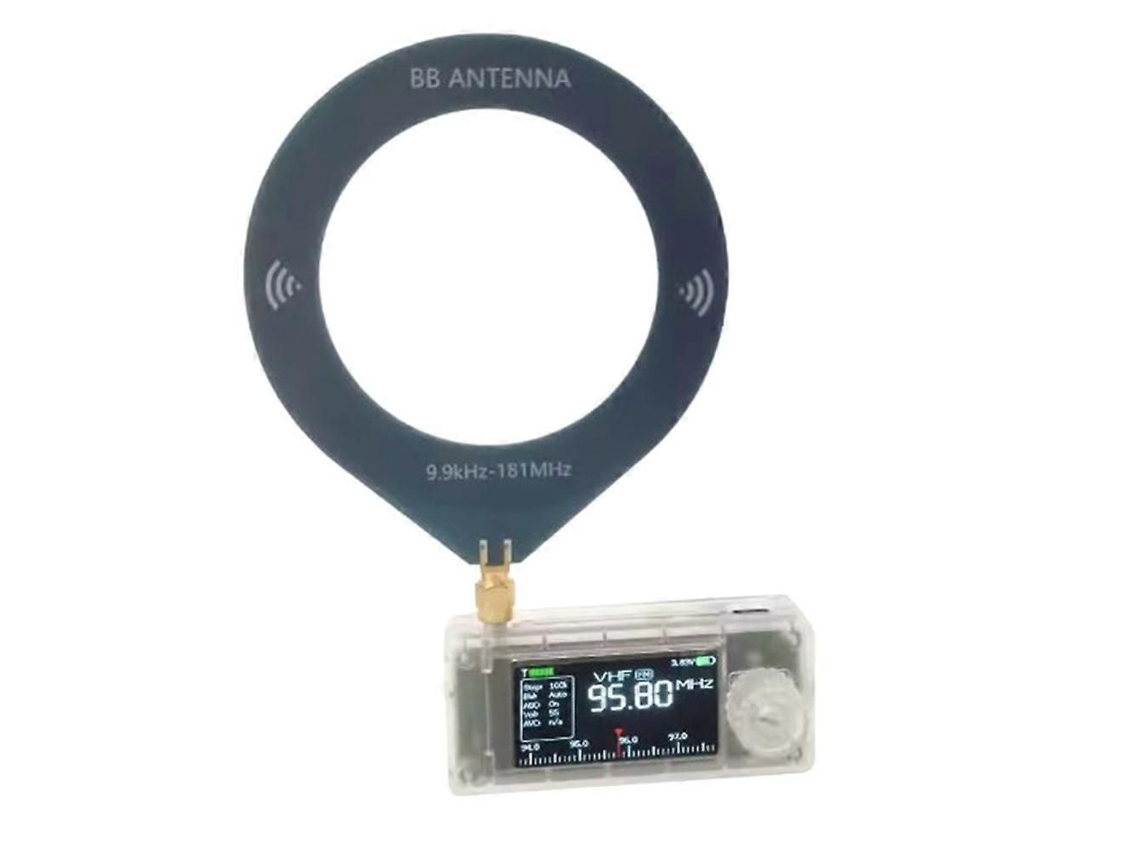 Mini Rádio De Bolso Si4732 Lsb Usb Am/fm Com Antena, Receptor De Todas As Bandas, Tela Ips De 1,9 Polegadas.