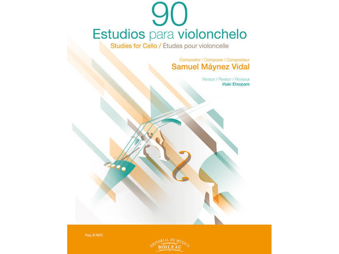 Livro 90 Estudios Para Violonchelo de Vários Autores (Espanhol)