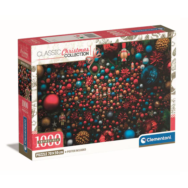Jogo Clementoni Puzzle 1000 Pçs Impossible Natal