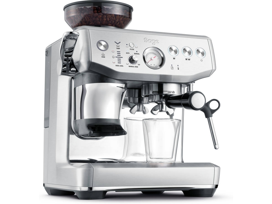 Máquina de Café SAGE Barista Express Impress SES876BSS (15 bar - 25 Níveis de moagem)