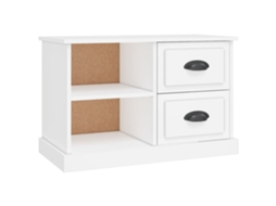 Tv Cabinet, Tv Cabinets Vidaxl Branco Madeira Processada (n/a)