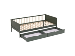 Cama com Gavetas Adam HAPPY GARDEN Verde (190x90cm)