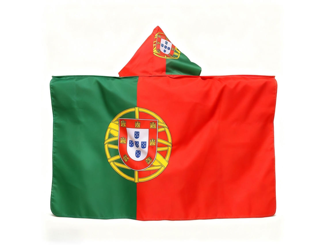 Kit Acessórios Torcedor Futebolcapa Bandeira Portugal Tamanho Único , Artigos de Incentivo Esportivo (3×5 Pés)