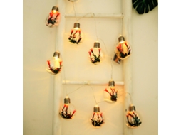 Rebe-luzes De Cordoel Com Flores Simuladas Para Decoração E Arranjo De Ambientes Lâmpadas De Cordoel Com Bulbos