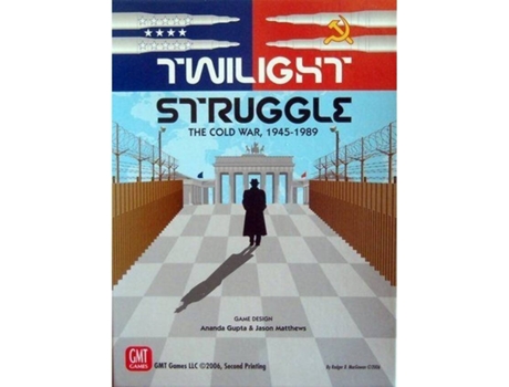 Jogo de Tabuleiro Twilight Struggle: Deluxe Edition (Idade Mínima: 13 - Nível Dificuldade: Elevado)