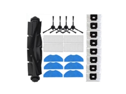 Kit Com 23 Peças Para 360 S8 Plus / Ezviz Re4 Plus / Re5 Plus / Rc3 Plus: Acessórios, Escova Lateral, Filtro Hepa, Esfregão E Saco Para Pó._ptg