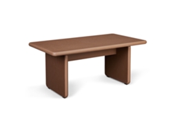 Mesa De Centro Gäljami Retangular 100x55x44 Cm Efeito Nogueira [EN.CASA]