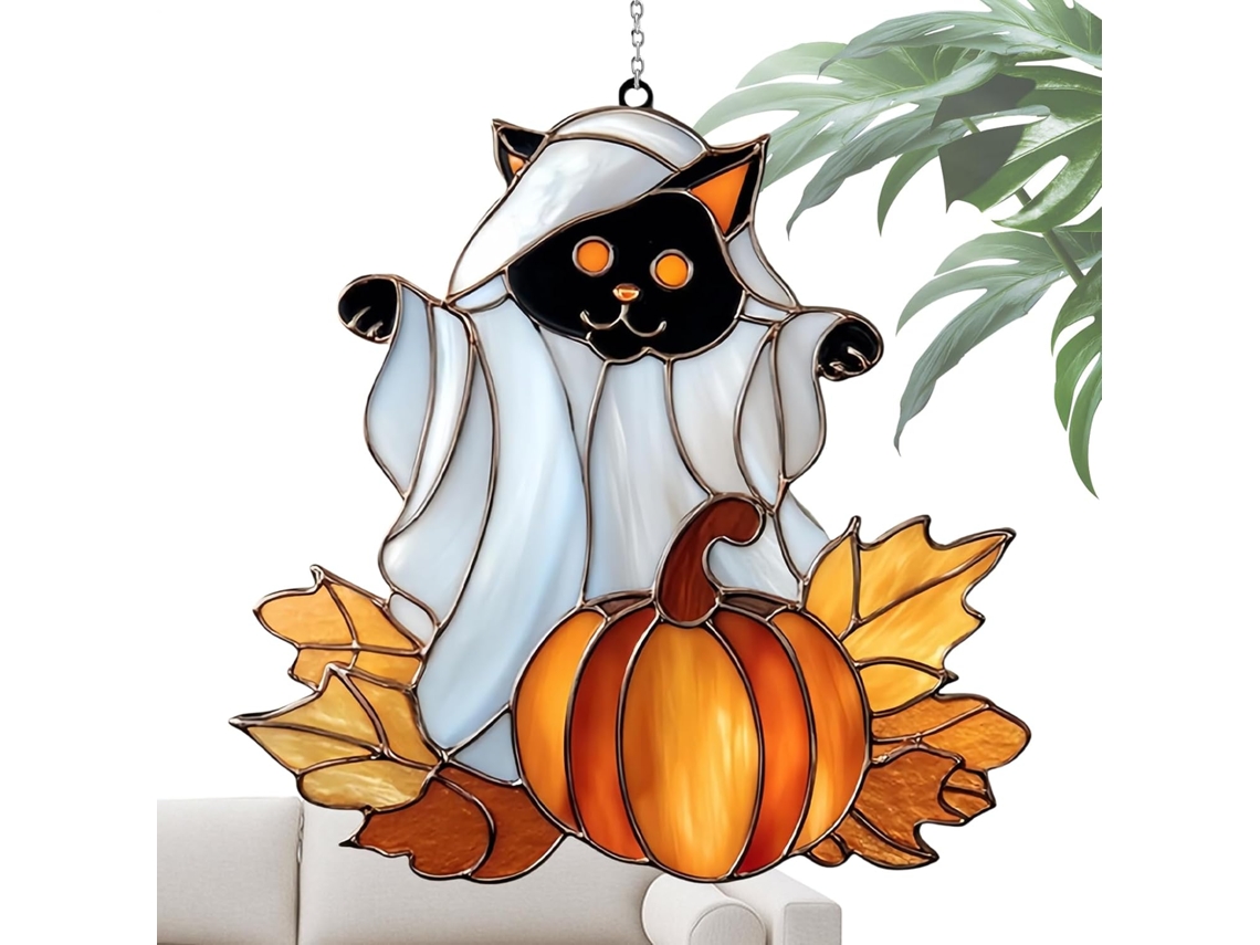 Apanhador de Sol Fantasma - Pingente Acrílico Gato Fantasma