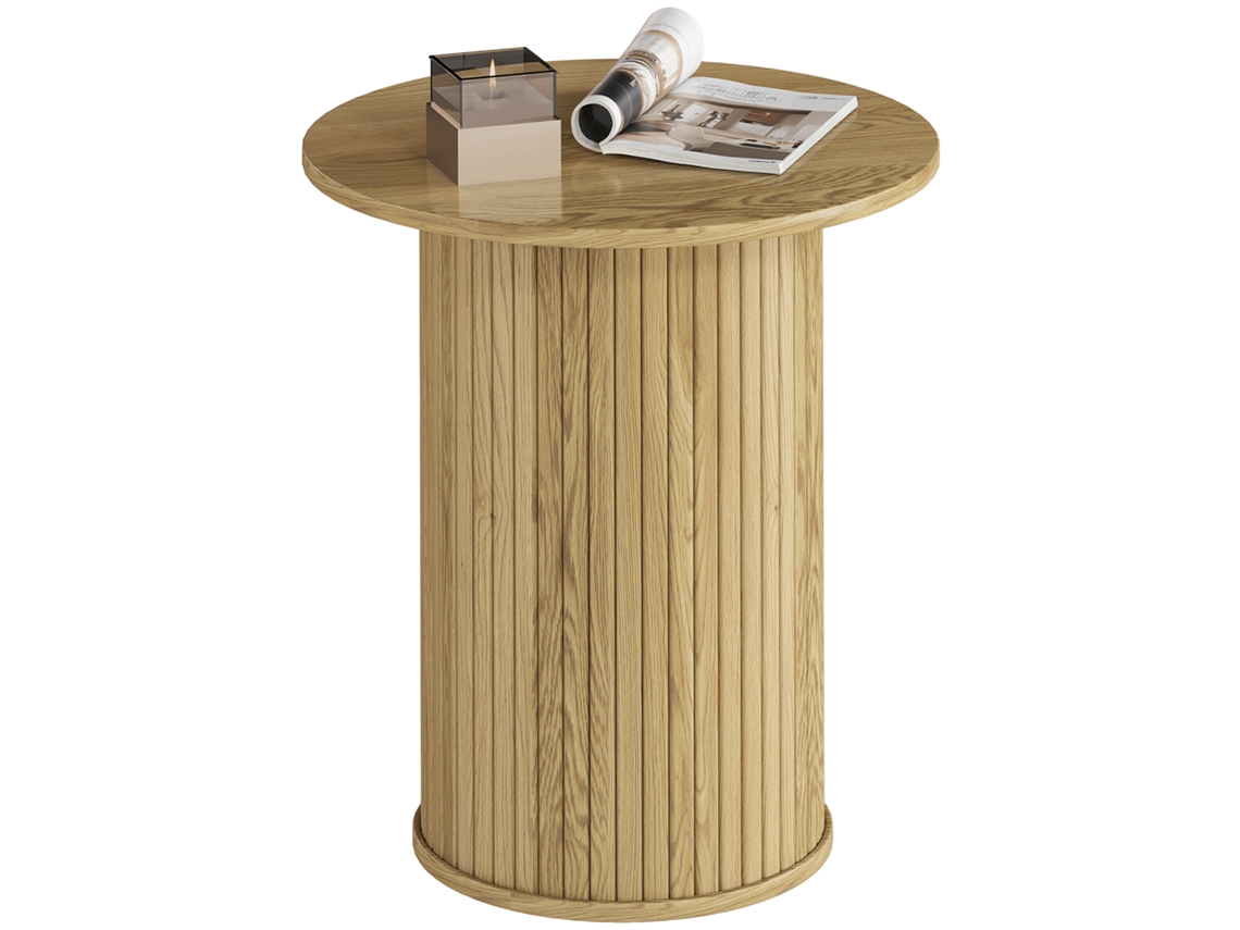 Mesa, 55 X 48 X 48 Cm, Em Mdf, Ideal Para Sala De Estar
