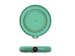 Toalha aquecedora de copo usb com 3 níveis de temperatura 55 75°c base antiderrapante para casa escritório verde | S/MARCA