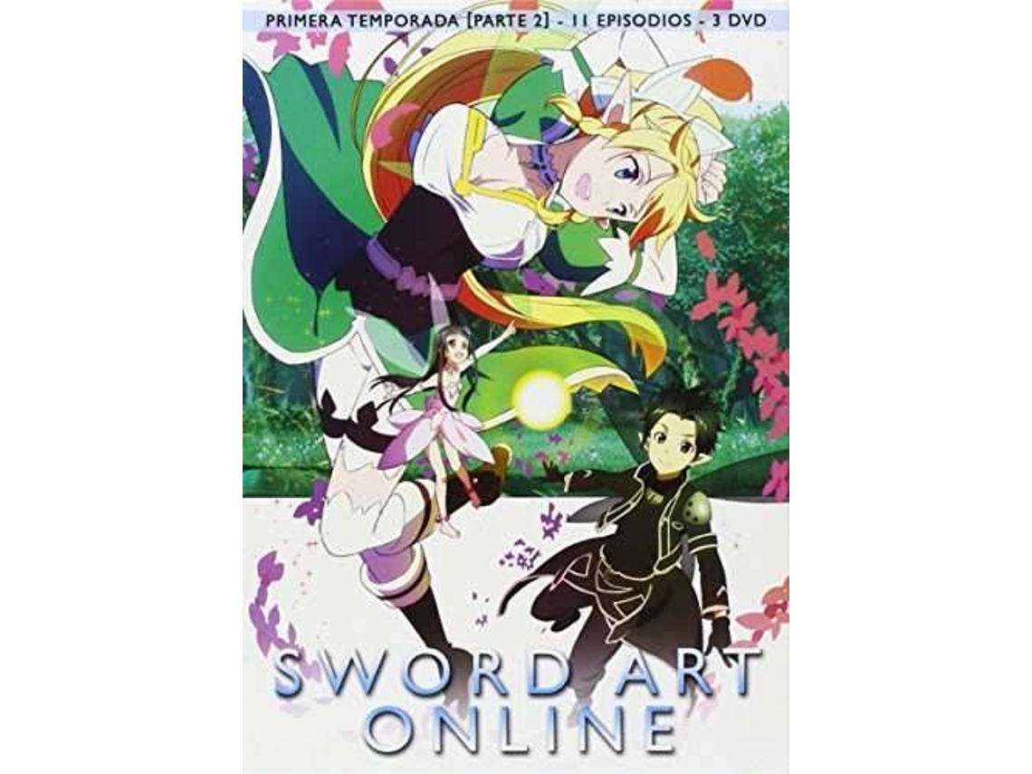 DVD Sword Art Online - Temporada 1, Parte 2 (Episodios 15-25