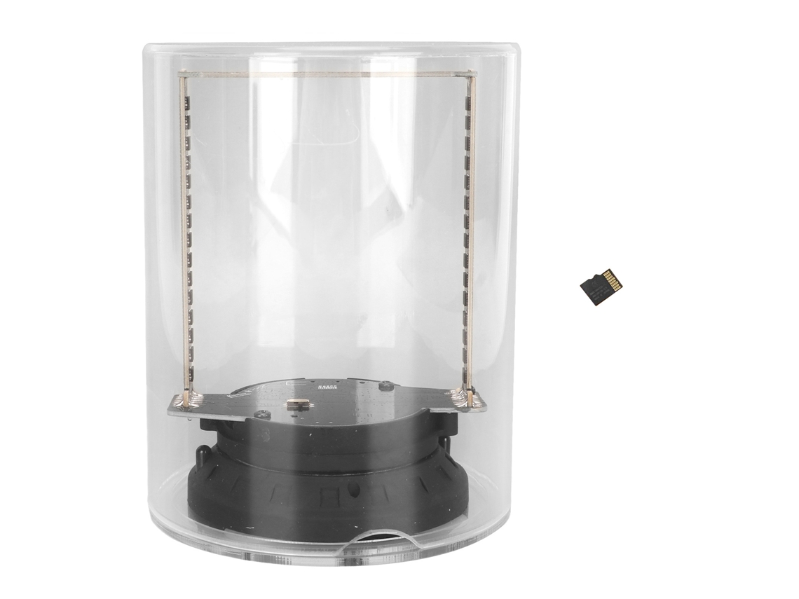 Máquina de Anúncio LAXISCREED Fan 3d Wifi Led