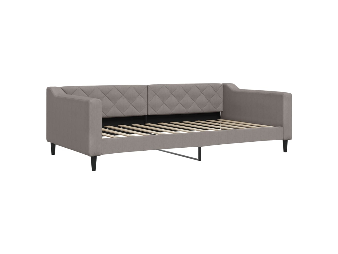 Day Bed, Day Beds Vidaxl Cinzento-acastanhado Tecido (100 X 200 Cm)