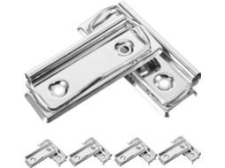 Clips de metal para decoração de mesa e escola, pacote com 10 peças multifuncionais para organizar documentos em casa.