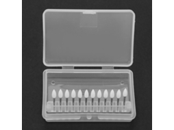 Conjunto de 12 cabeças de lixa FL2 de alta velocidade para odontologia, polimento e reparo.