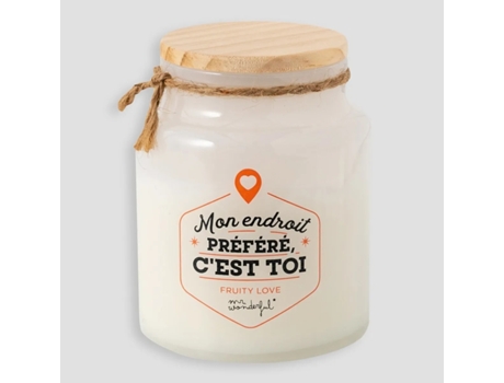Velas Perfumadas O Meu Lugar Preferido És Tu MR. WONDERFUL