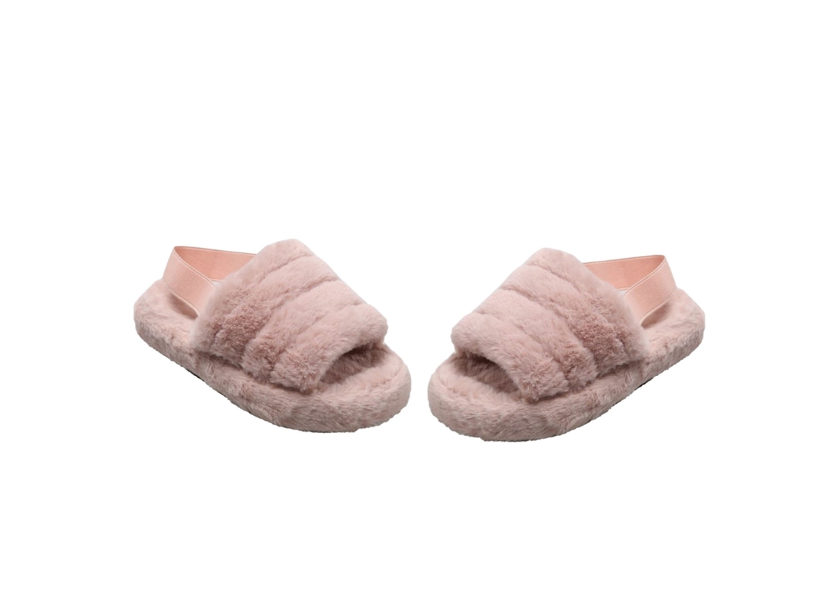 Chinelos De Algodão Planos Com Fundo Grosso E Elástico Quente, Moderno, Respirável, Confortável, Ergonômico Para Casa