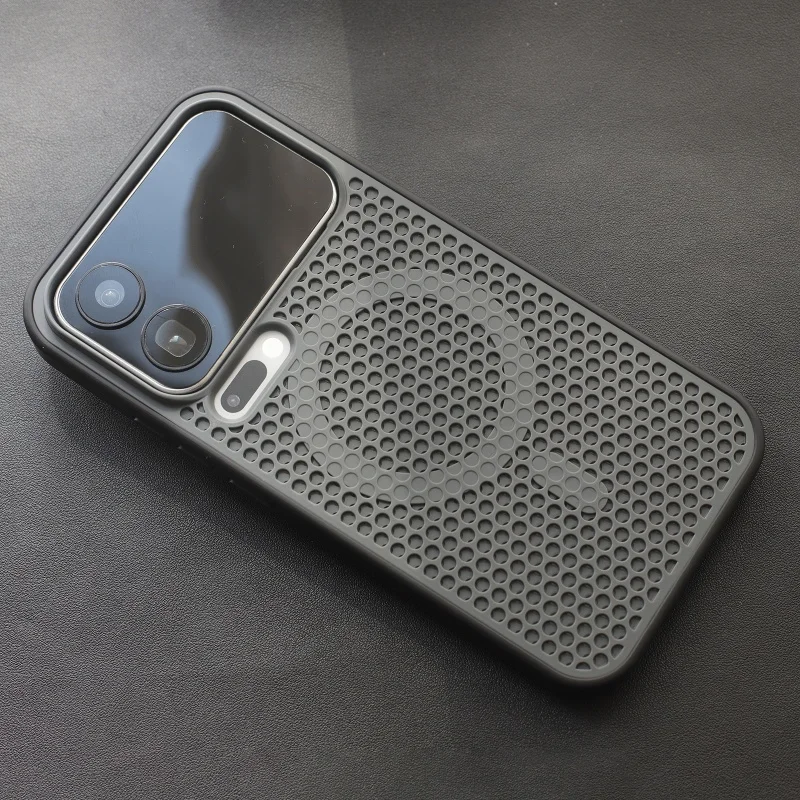Capa Protetora Magnética Para Dissipação De Calor (xiaomi 15 Pro, Preta), Com Acabamento Fosco.