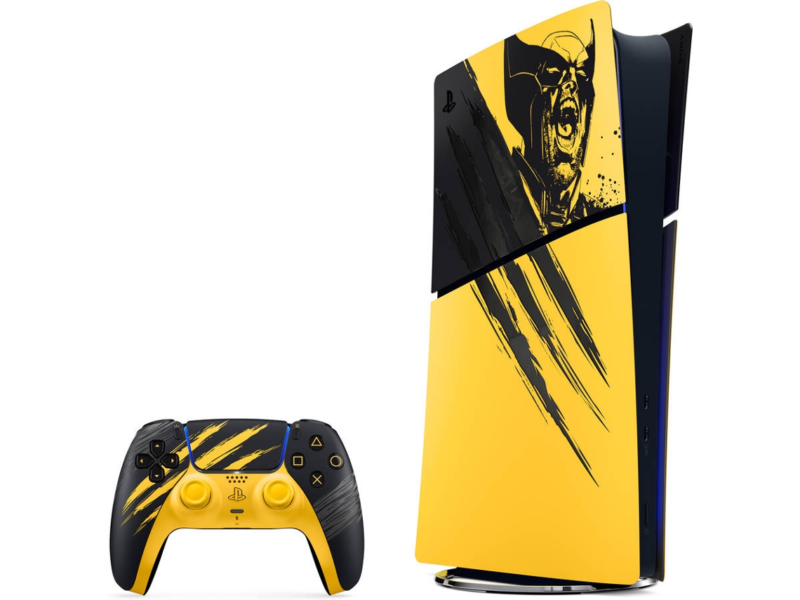 Pré-venda Bundle Consola PS5 Digital Edition + Comando Marvel’s Wolverine Battle Yellow Limited Edition