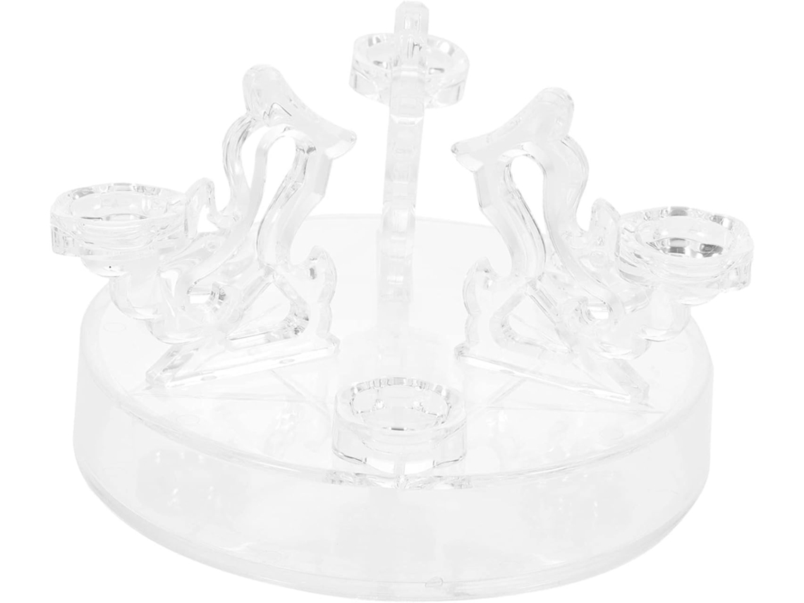 Suporte De Acrílico Transparente Bola E Decoração De Mesa, Base Multiuso Para Objetos E