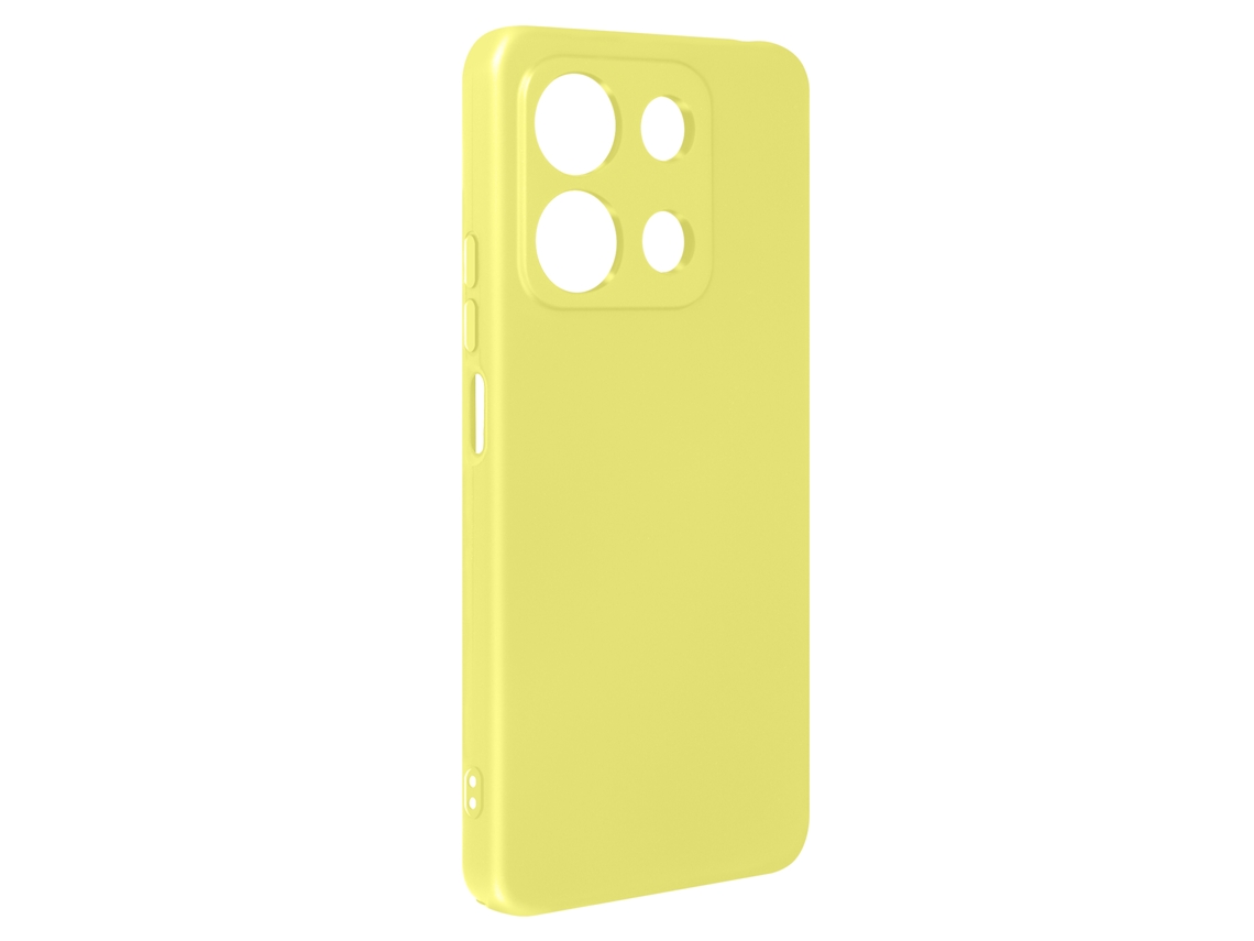Capa Semirígida Softtouch para Xiaomi Redmi Note 13 AVIZAR Acrílico Amarelo
