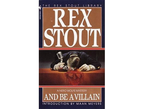 Livro and be a villain de rex stout (inglês)