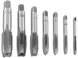 Conjunto De 7 Machos Roscar, Conjunto De Machos Aço Com Rolamento, Ferramenta De Roscar, Ferramenta Métrica M3, M4, M5