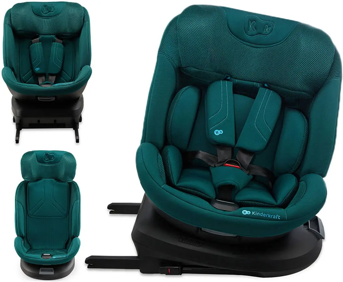 Cadeira Auto Kinderkraft Xpedition3 I-size, 0-36 Kg, 40-150 Cm, 0-12 Anos, Grupo 0-1-2-3 (verde)