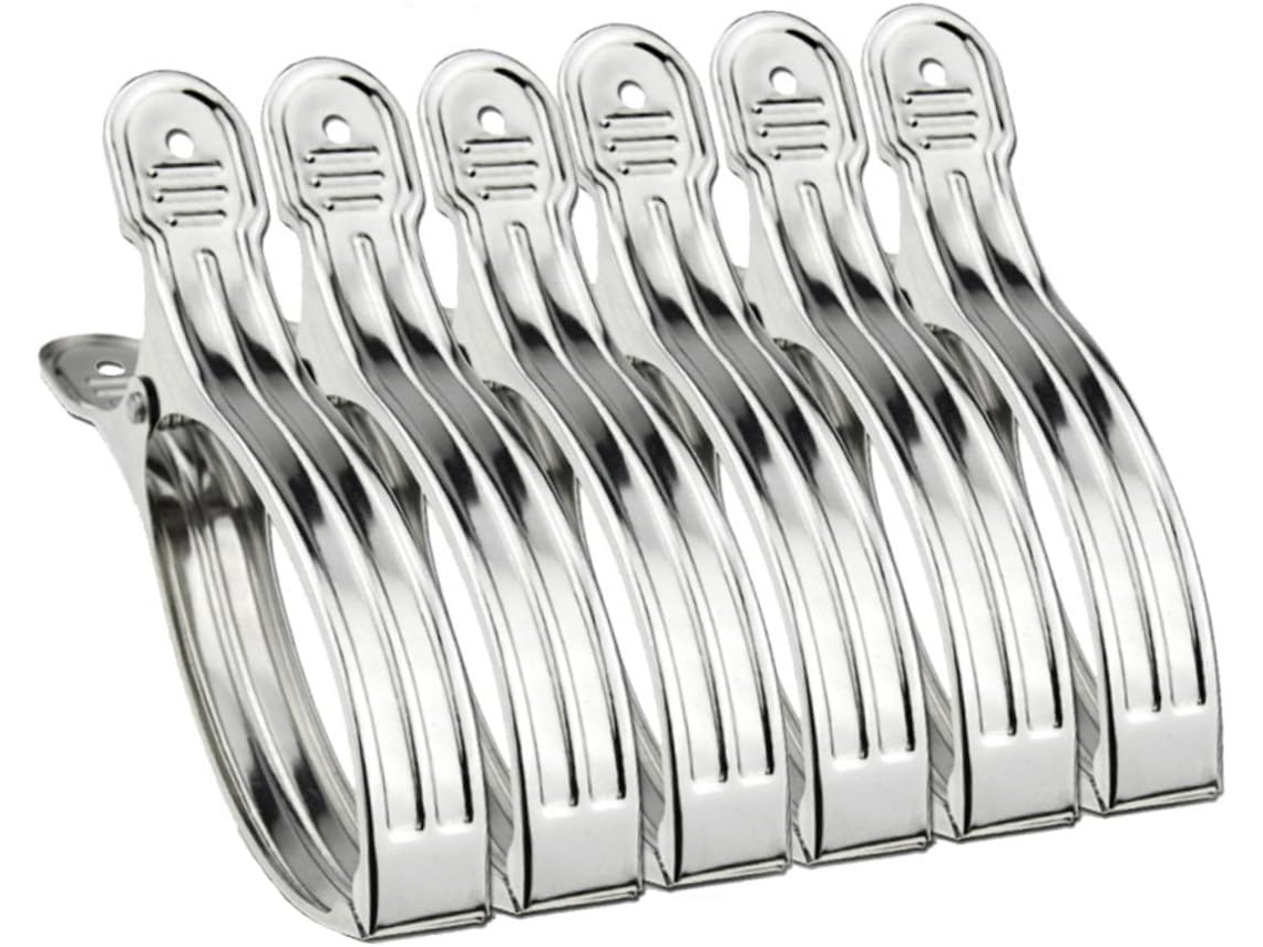 Conjunto de 12 alfinetes elásticos de aço inoxidável para quilting, alfinetes grandes e resistentes com cabo macio.