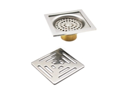 Ralo de Piso AQUAFORGE com Válvula Retenção, Filtragem Dupla, Desodorização, para Banheiro, Cozinha e Lavabo