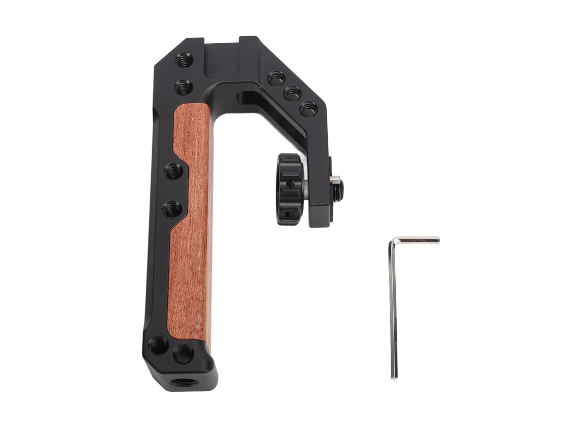 Camera Top Handle 1/4inch 3/8inch 3 Cold Shoe Ports Aluminum Camera Cages Handles For Dslr Camera Cage LAXISCREED