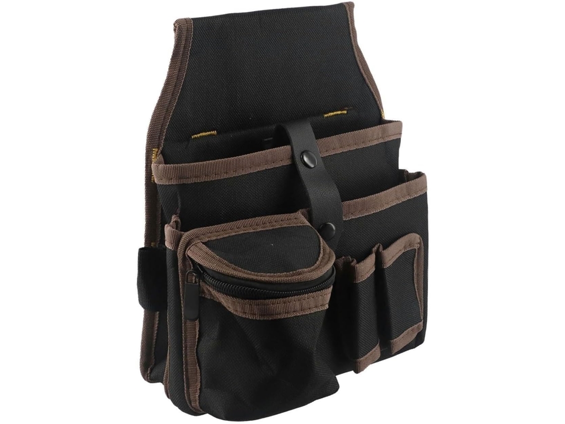 Bolsa de cintura ajustável com fundo grosso – para ferramentas, construção, jardinagem e bricolagem, em poliéster 600D.