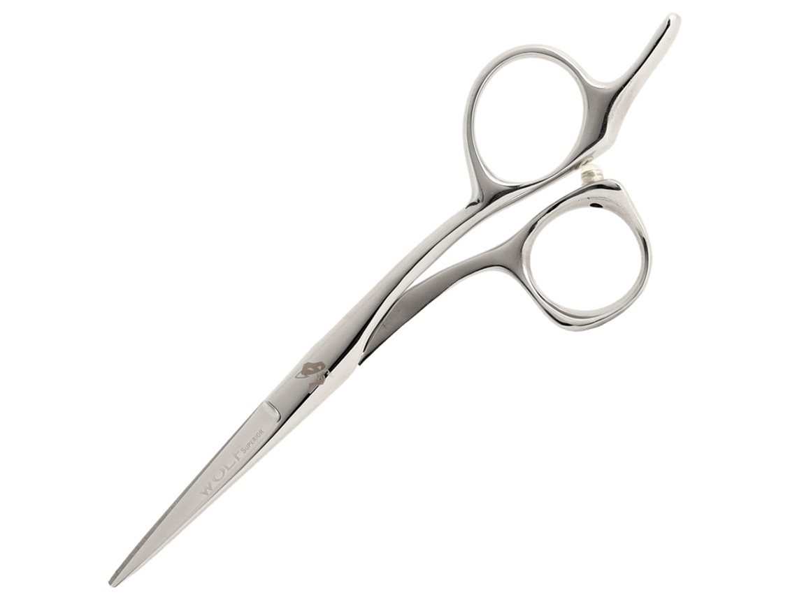 Tesoura De Barbeiro Elysve 5.0 Polegadas, Design Offset, Para Destros, Corte Preciso, Para Salão E Uso Doméstico