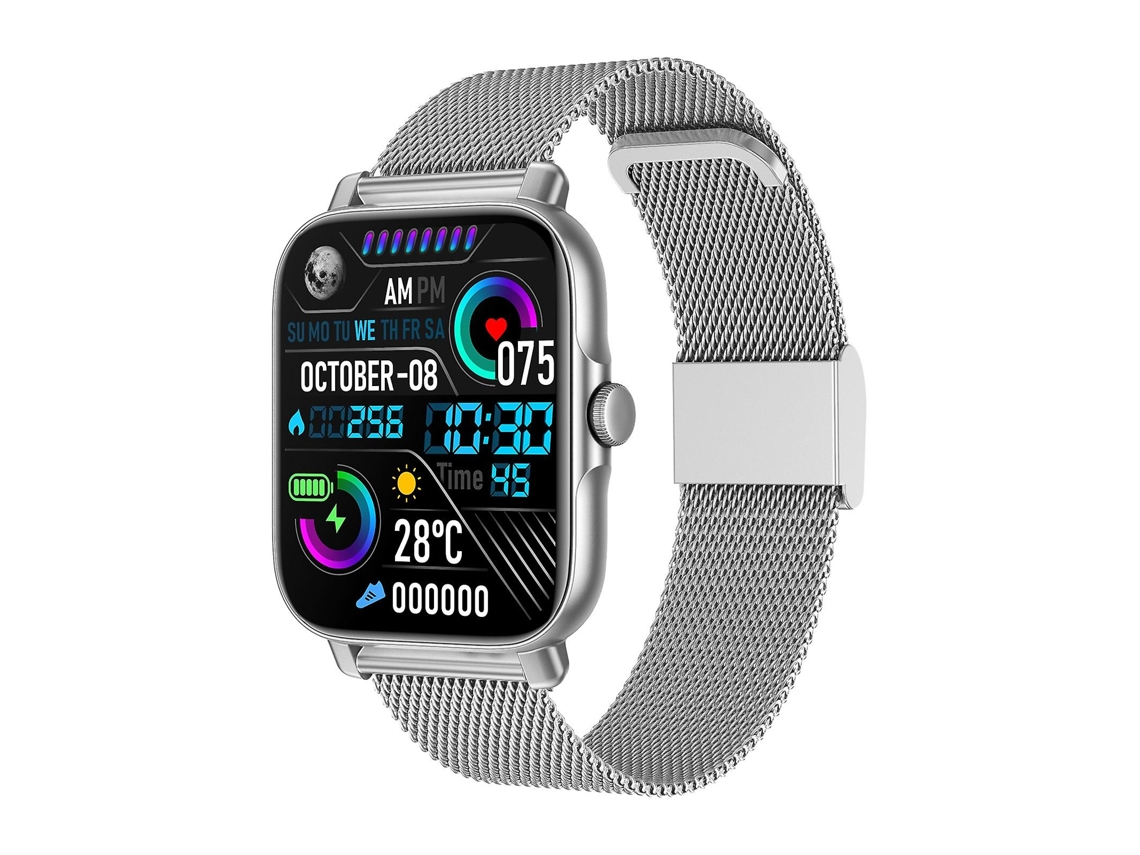 Relógio inteligente GT30 com pulseira de aço e tela de 1,69 polegadas Ly Ebike