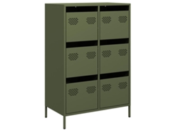 Highboard, Highboards Vidaxl Verde Metal (n/a)