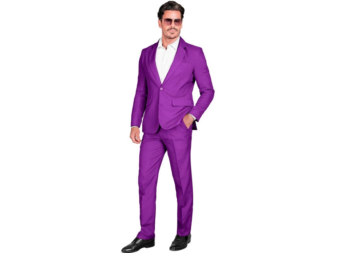 Terno Engraçado Roxo Masculino Mr. Elegante
