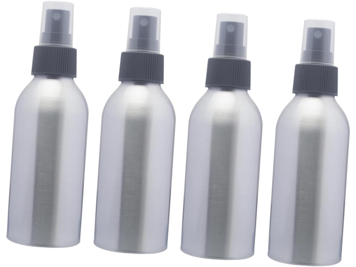 Conjunto De 4 Frascos Spray Vazios Para Cosméticos E Líquidos.