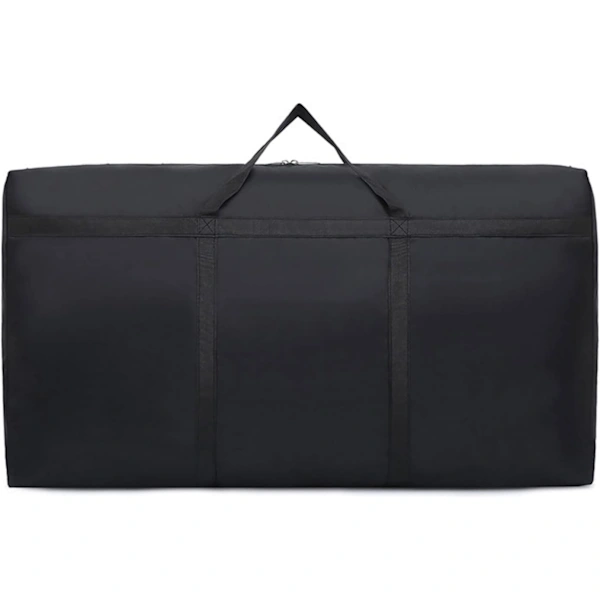Mala de Viagem Dobrável, Organizador Bolsa Grande 90l com Alça, Preta AQUAFORGE (80*45*25cm)