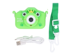 Câmera Digital Infantil Com Capa De Silicone Em Forma De Animal 32g 4000w Pixels Câmera Selfie Para Meninos E Meninas