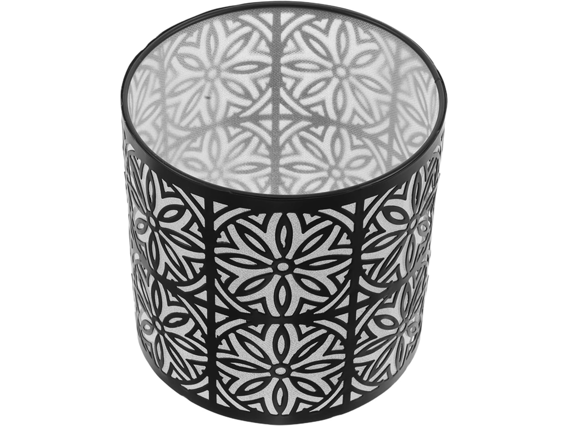 Abajur de Chão com Design Exclusivo em Gaiola de Metal Preto, Ideal para Luminárias Pendentes de Estilo Industrial. SFUSHOS