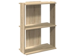 Bookcase, Bookcases Vidaxl Marrom Madeira Processada (60 X 30 X 80 Cm)