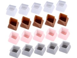 Protetores De Silicone Para Pés Mesa E Cadeira Mipcase, Conjunto Com 20 Peças, Capas Protetoras Para Móveis
